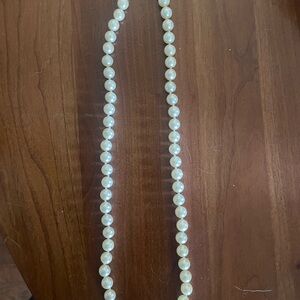 Monet Classic White Pearl Necklace
